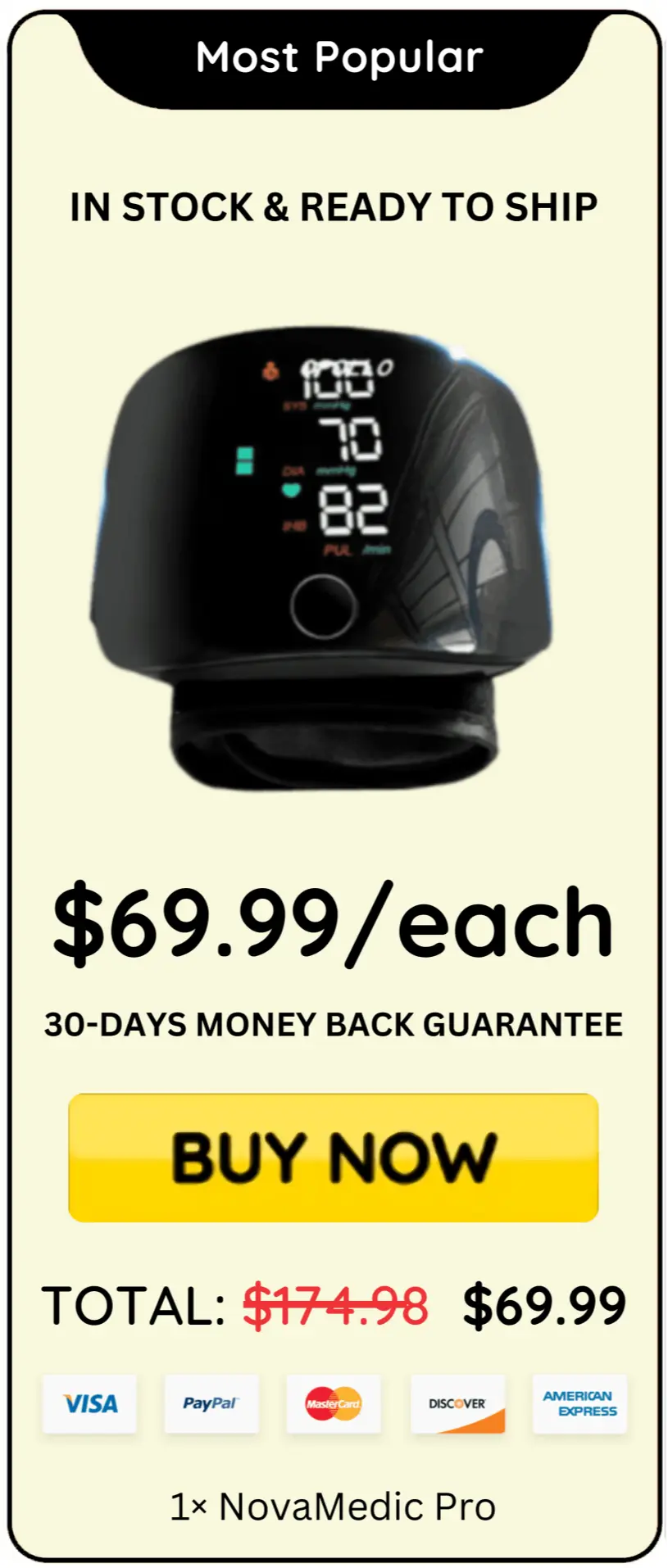 NovaMedic Pro price 